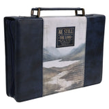 Be Still in the Presence of the Lord Faux Leather Bible Bag