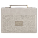 My Grace Is Sufficient for You Faux Leather Bible Bag