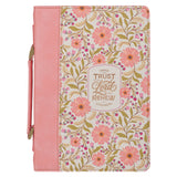 Those Who Trust in the Lord Will Renew Their Strength Faux Leather Bible Bag