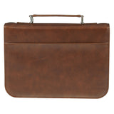 The Lord Is My Strength and My Defense Faux Leather Bible Bag