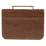The Lord Is My Strength and My Defense Faux Leather Bible Bag