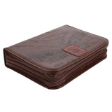 Those Who Hope in the Lord Will Renew Their Strength Brown Faux Leather Bible Bag