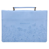 Be Joyful in Hope Faux Leather Bible Bag