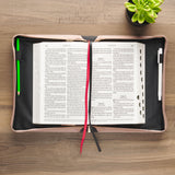 Strength and Honour Are Her Clothing Faux Leather Bible Bag
