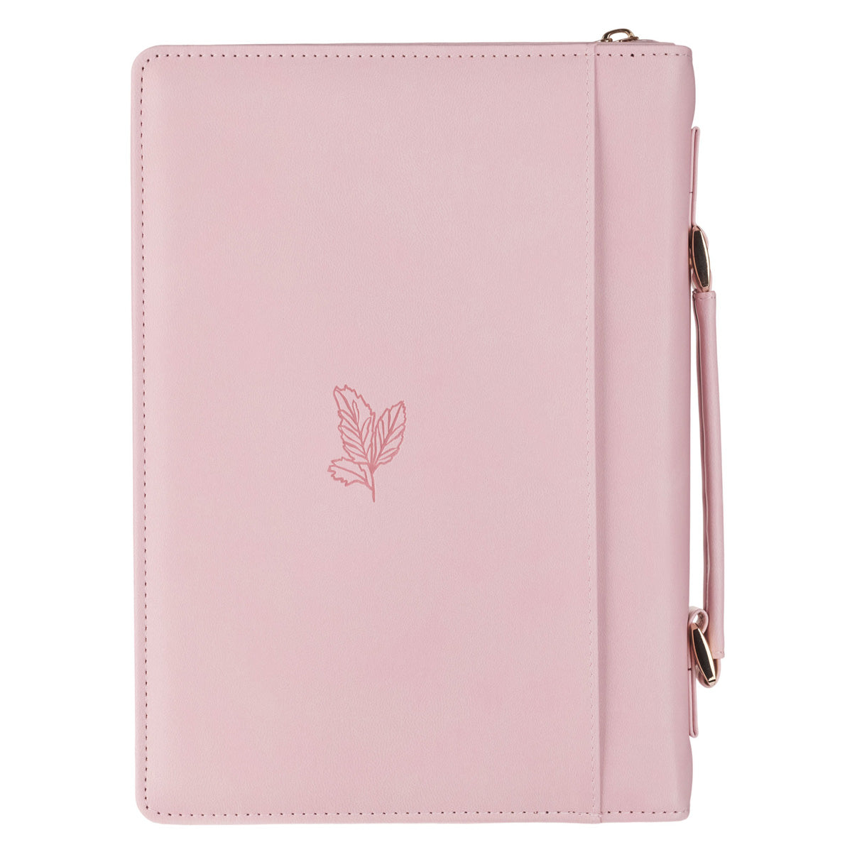 He Will Cover You with His Feathers and Under His Wings You Will Find Refuge Faux Leather Bible Bag