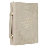 Trust in the Lord with All Thine Heart Faux Leather Bible Bag
