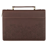 For I Know the Plans Faux Leather Bible Bag