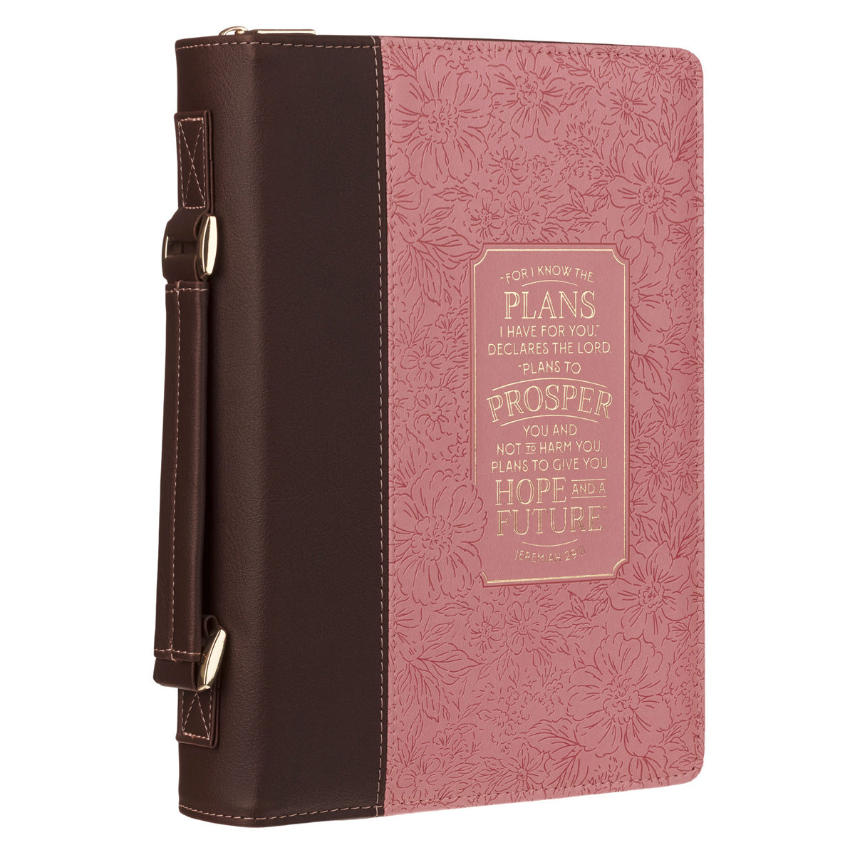 For I Know the Plans Faux Leather Bible Bag