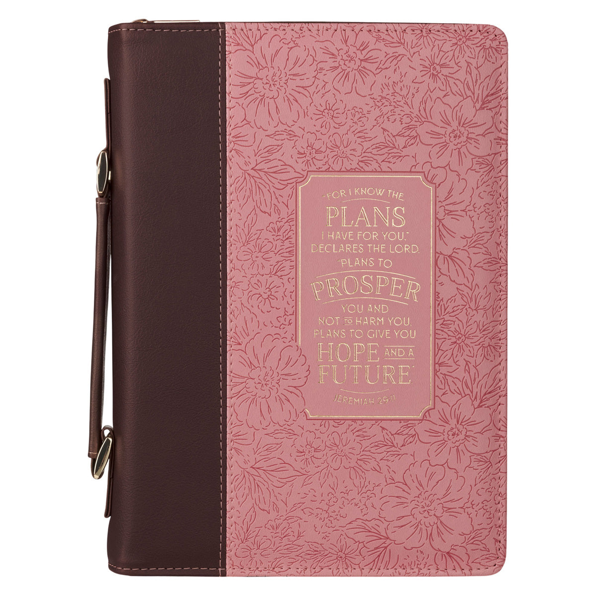 For I Know the Plans Faux Leather Bible Bag