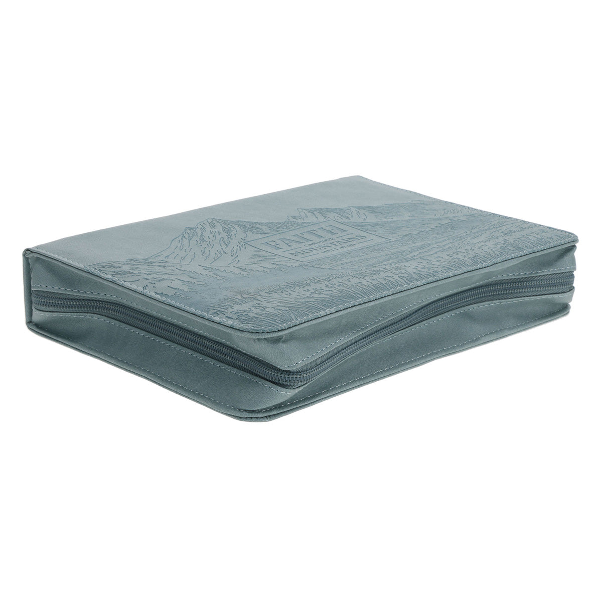 Faith Can Move Mountains Faux Leather Bible Bag