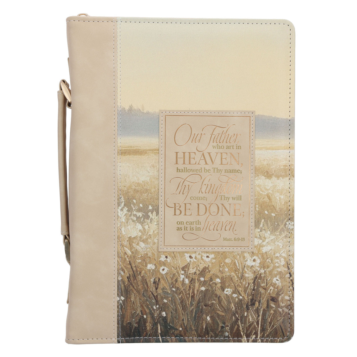 The Lord's Prayer Faux Leather Bible Bag