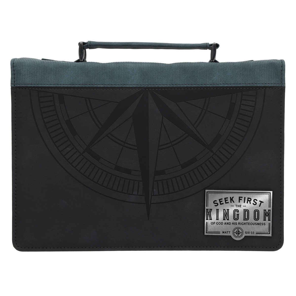 Seek First the Kingdom Faux Leather Bible Bag