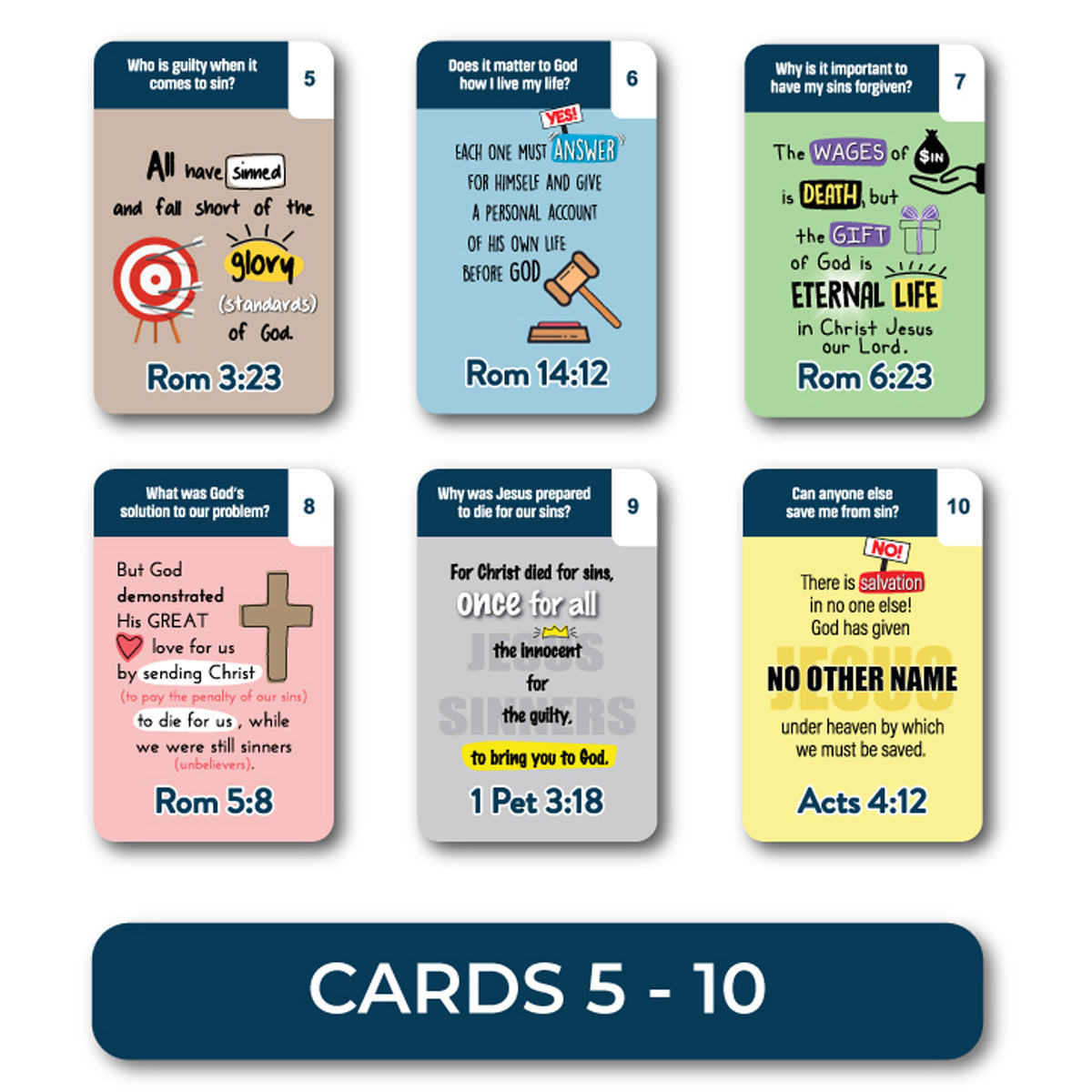 The Gospel In 33 Verses (Boxed Cards)
